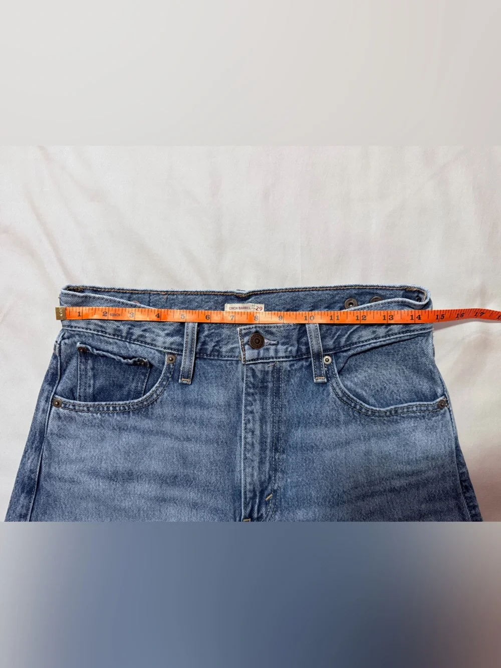 Levi's Cinch Barrel‎ Medium Wash Women's Denim Jeans Size 29 100% Cotton
